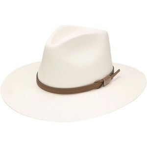 Stetson•Stargazer•straw hat•medium•ASPEN•glamour western•NWT•includes hatbox